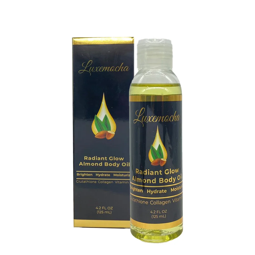 Skin brightening Almond body oil — LuxeMocha