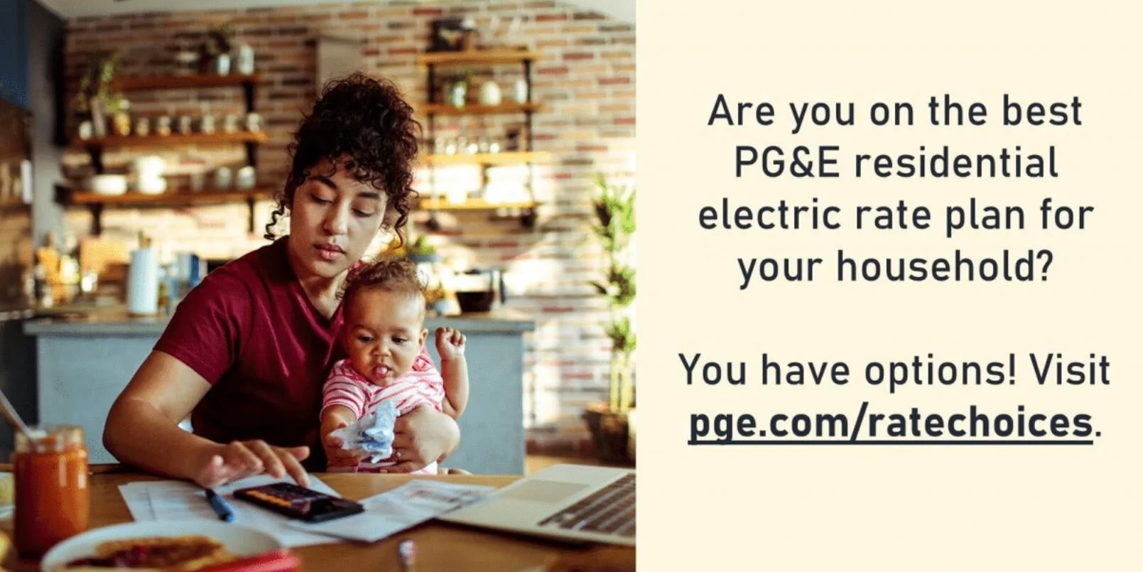 PG&amp;E | Options for you and your household!