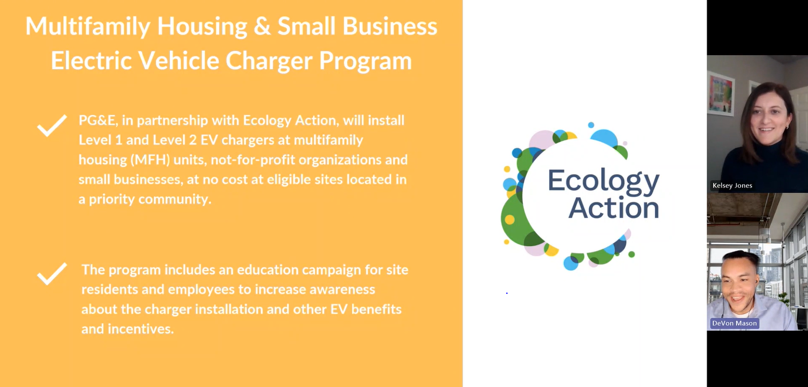 PG&amp;E EV Programs Info Sessions | Multifamily and Small Business EV Program