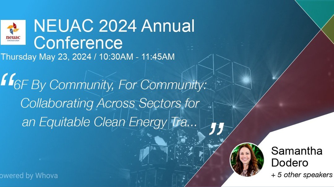 SJVCEO's Associate ED will speak at this year's NEUAC Conference in Chicago. We hope to see you there!