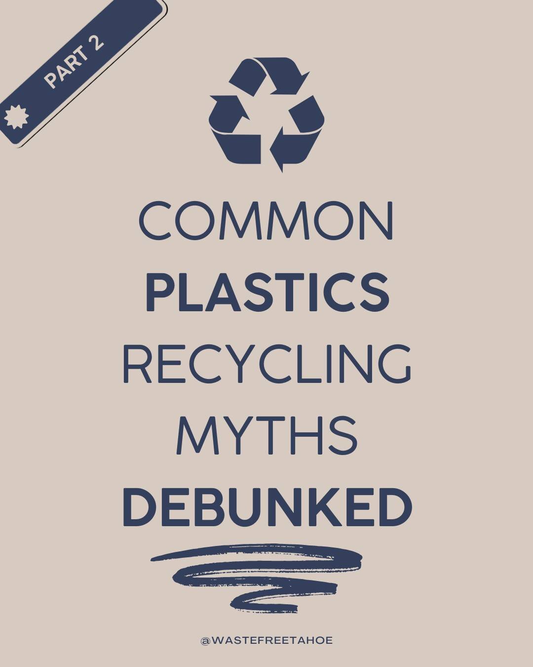 Second part of the common plastics recycling myths series! We hear a lot of things about plastics' recycling so we thought we'd share some of them with you. Keep reading to learn more ♻️ and stay tuned for more parts of the series!

False: Plastics d