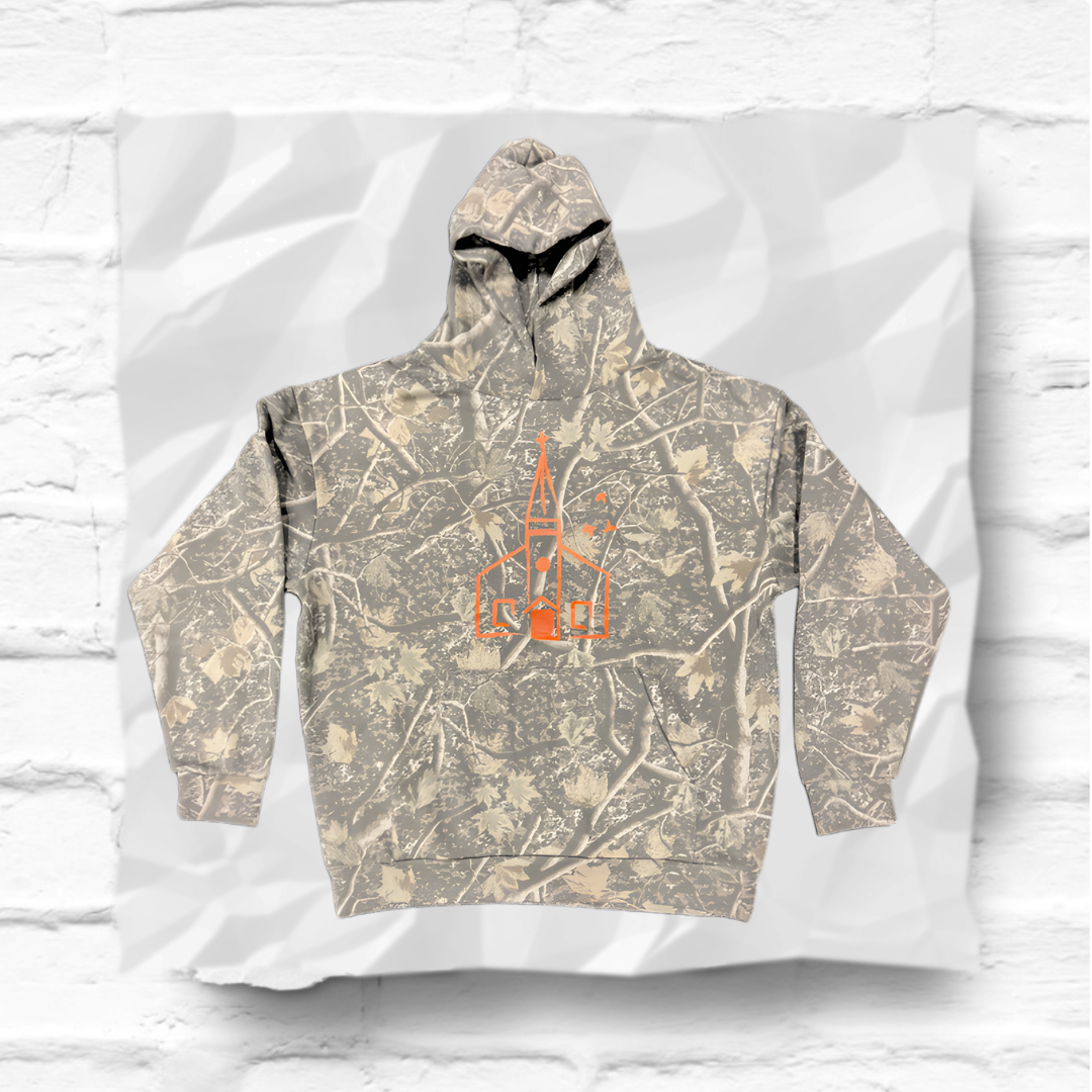 Chalk Church Camo Hoodie Sweatshirt / PRE-ORDER