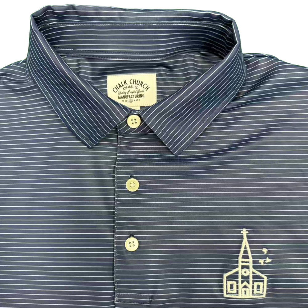 Chalk Church Apparel Golf Shirt