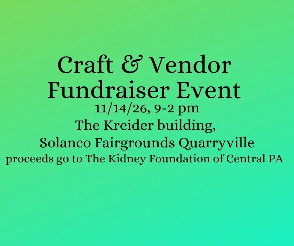 Kidney Foundation Craft and Vendor Event