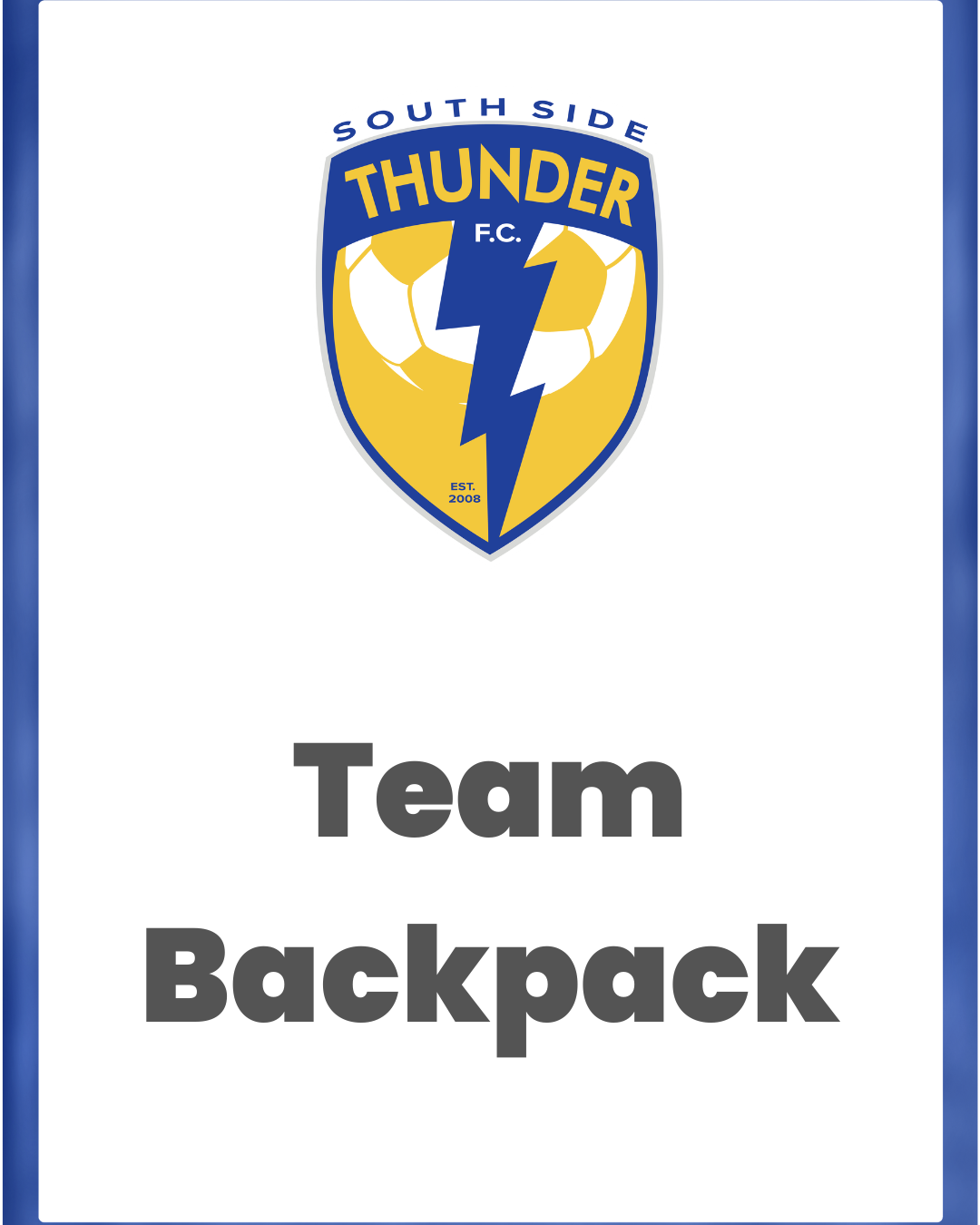 Fall 2026 - SSTS Travel Teams - Equipment Backpack