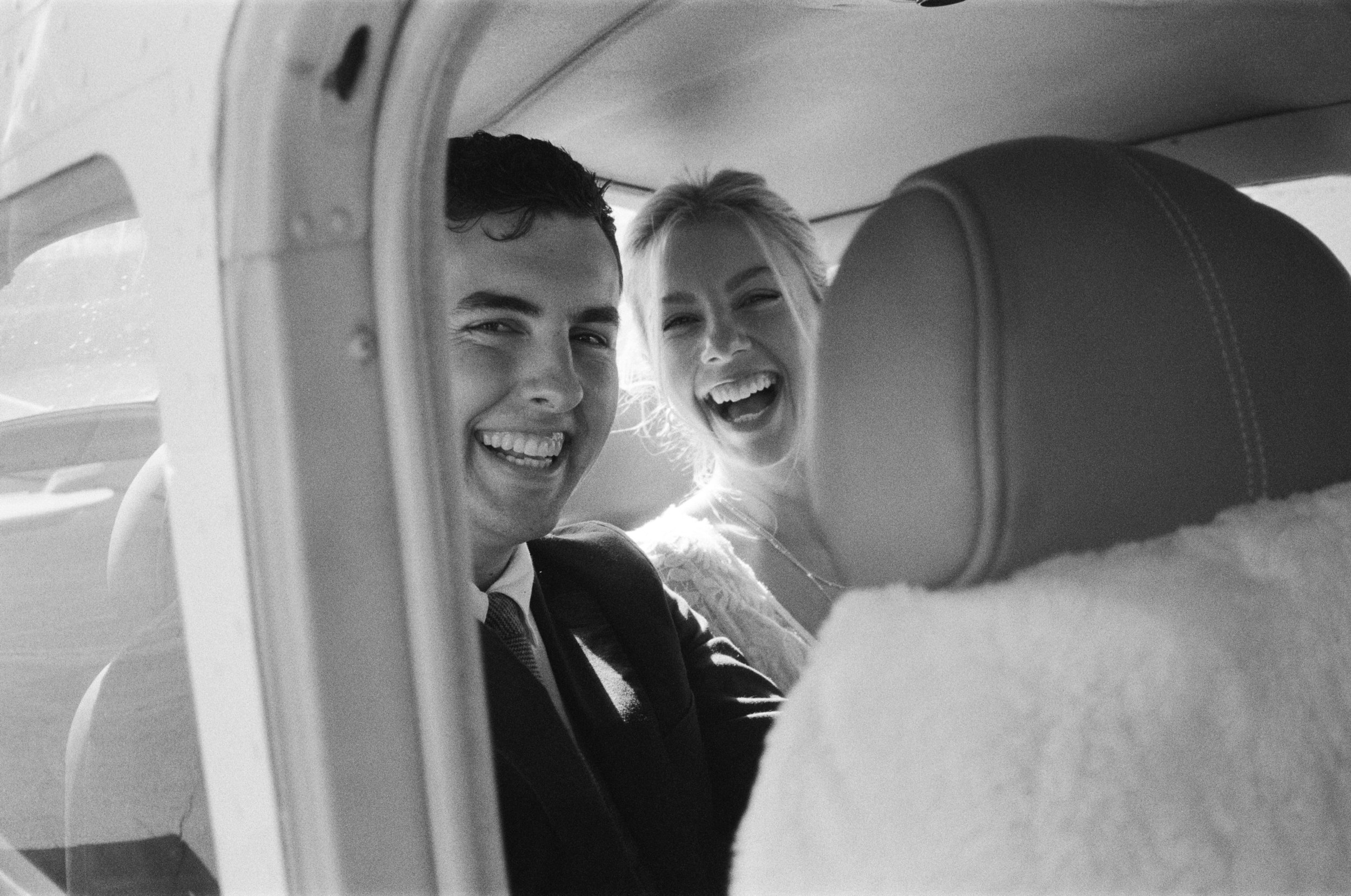 A private flight to share wedding vows