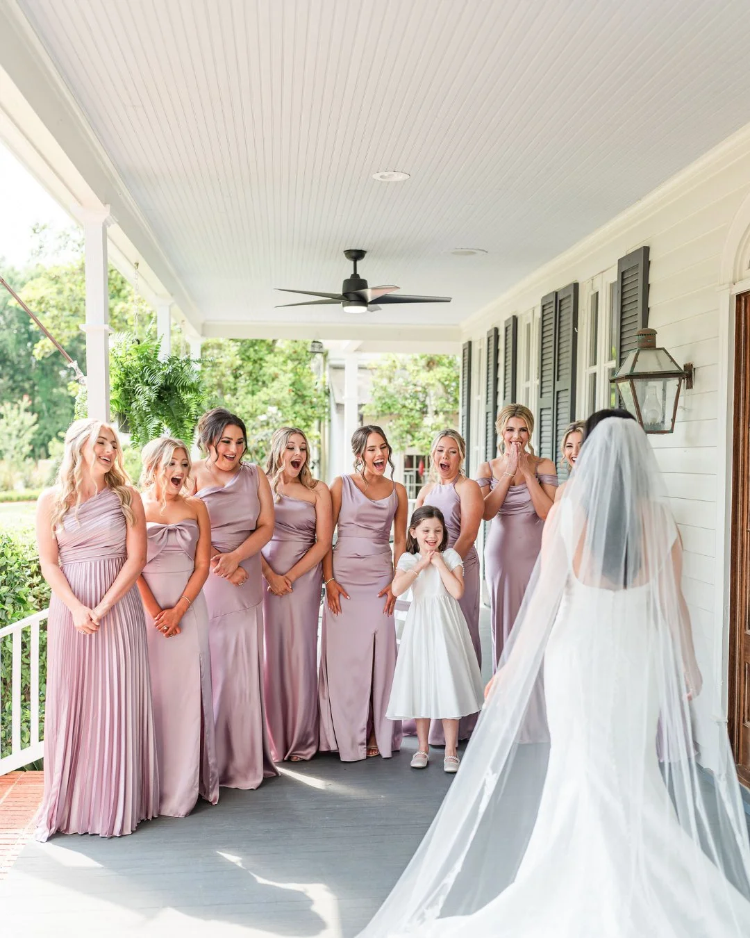 First looks with your favorite girlies will always be a memorable moment! Your sisters, cousins, best friends, ride or dies.. &hearts;️

Can't believe @haleylbrooks_ big day was nearly 1 year ago!!! Alllssooooo!! Excited for the future festivities to