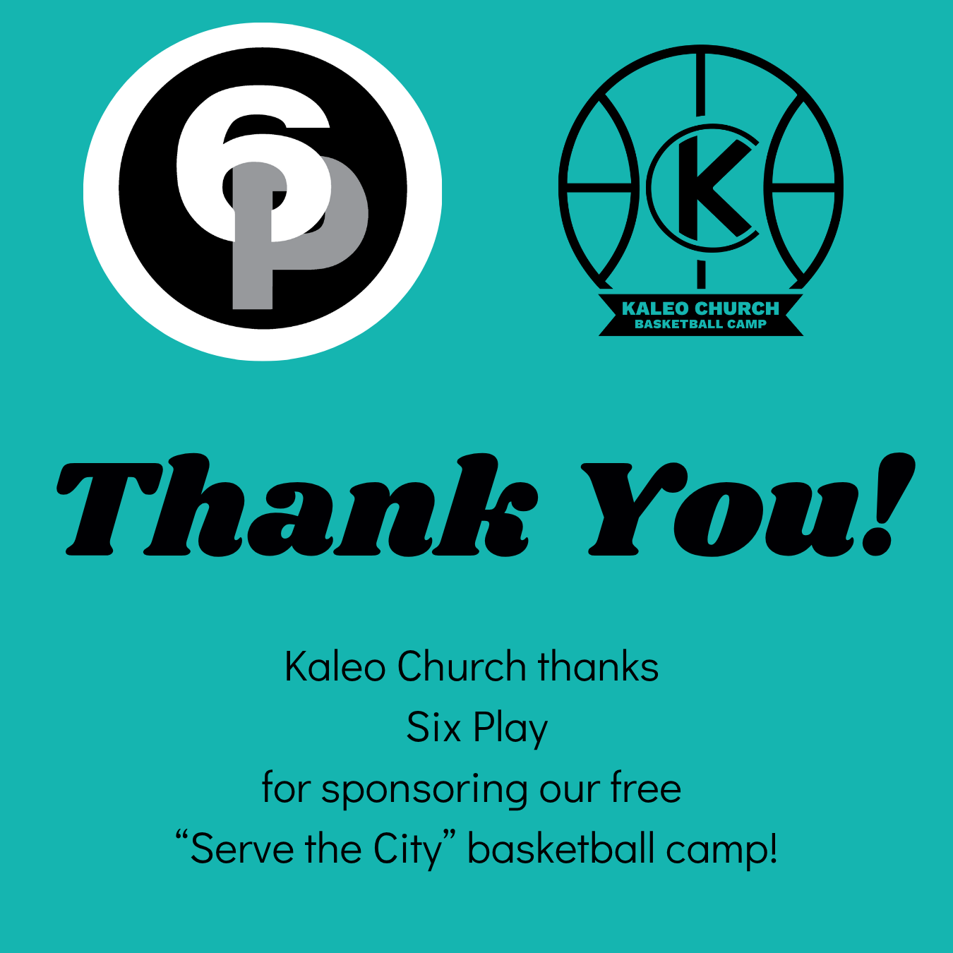 Six Play Sponsors “Serve the City” Basketball Camp 2025