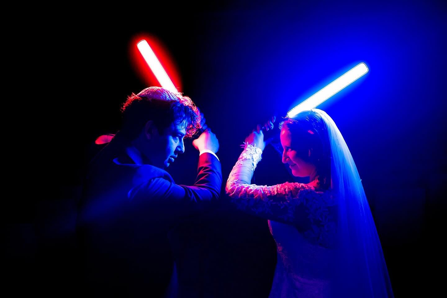 May the 4th be with you, and may you choose to make your wedding day COMPLETELY yours!! 

We were so obsessed with how these photos turned out, and even more so that A+J brought a bit of fantasy and fun to their incredible celebration, truly a reflec