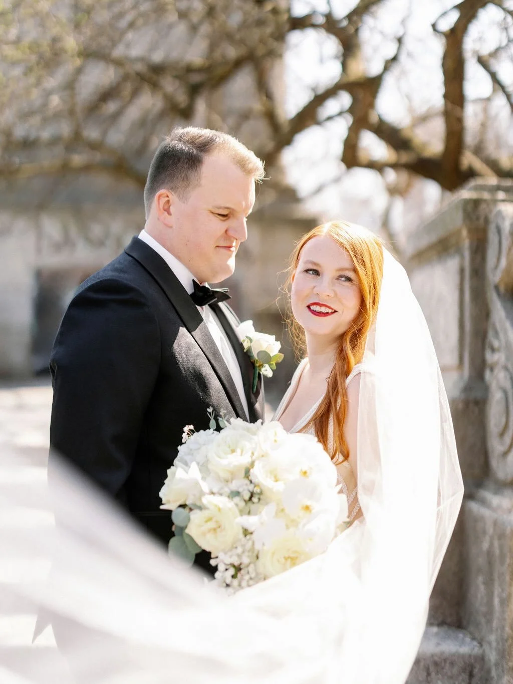 The day simply can&rsquo;t end before I wish two of my absolute favorite people a happy anniversary!! Okay, yes I am biased and particularly partial to red heads but COME ON! Have you ever seen a more beautiful bride?! The best part about Andrea is s