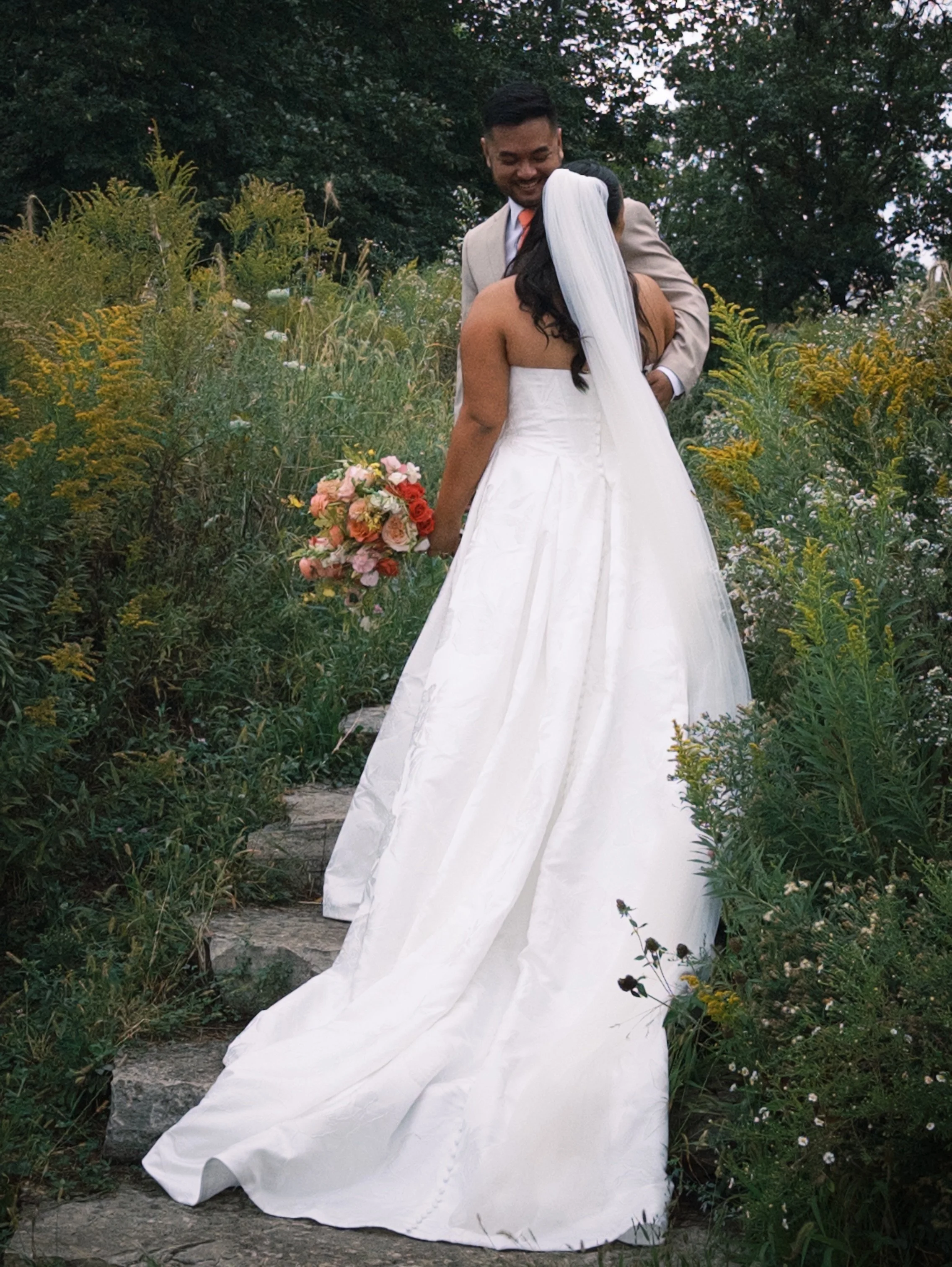 9.18.2026 &mdash; LAURA + MARVIN 🩷🧡💛

the high school sweethearts are (finally) married + their Penny girl got to join!! 🐶🥹 the absolute joy radiating off of them was so infectious, we couldn&rsquo;t stop smiling from ear to ear 🤭

cheers to Th