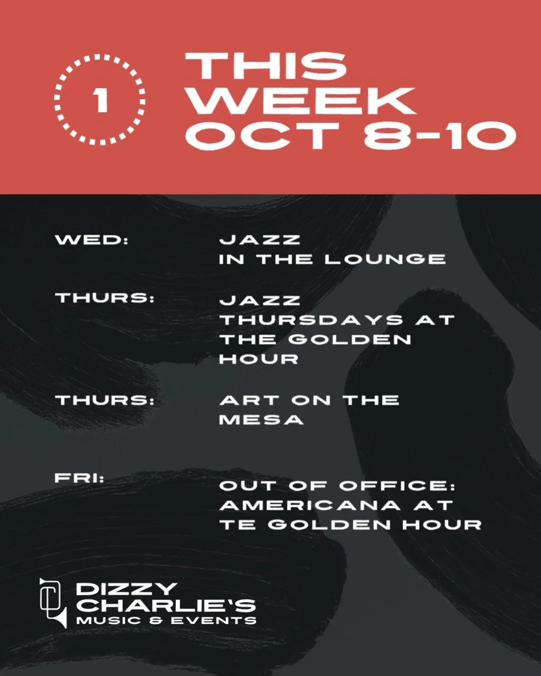 Here we go - will I see you out this week?