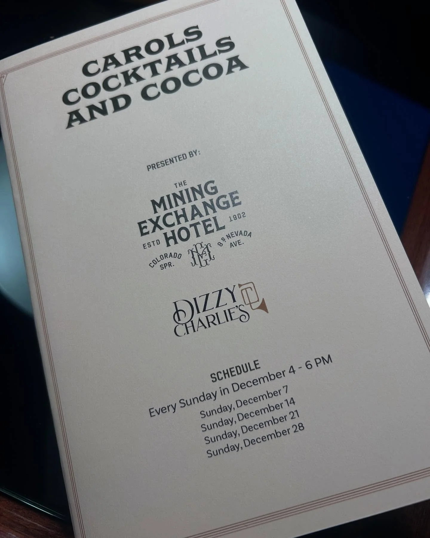 What a fun new tradition singing carols! See ya next Sunday 4-6