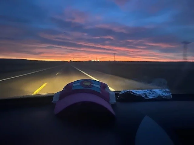 On the road again for family and holidays. Sometime this is a hard time of year full of memories. What are traditions that help you this winter?