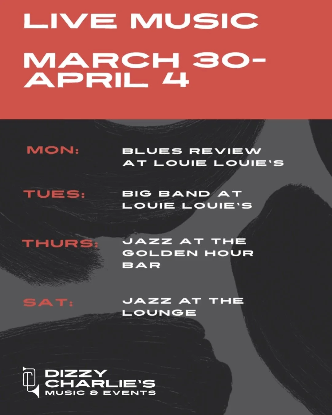 Coming up this week! See you out there for live music around town!