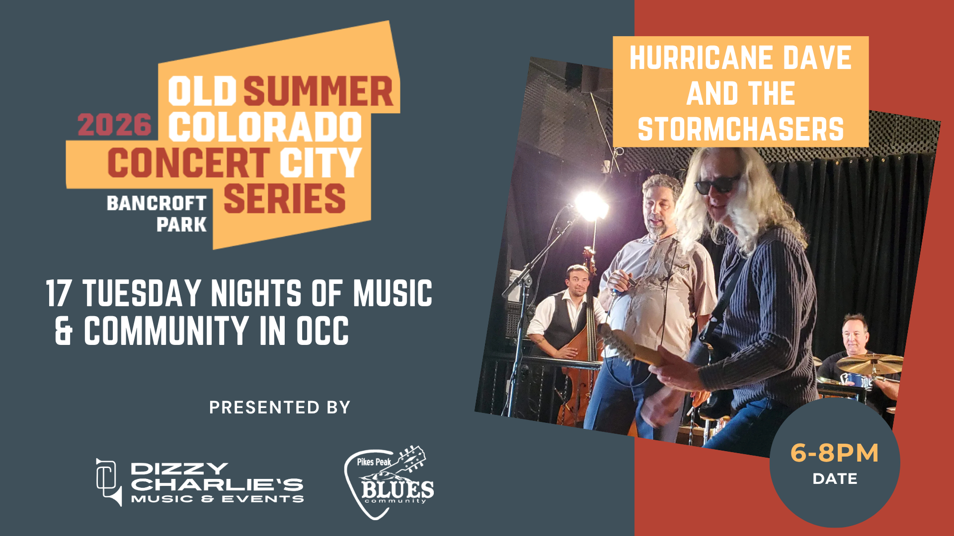OCC Summer Concerts- Hurricane dave and the stormchasers