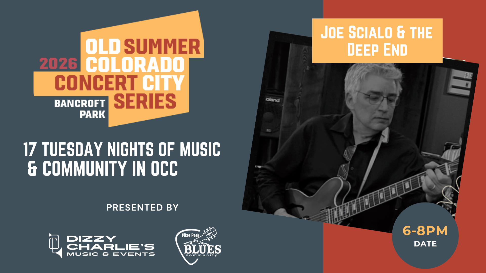 OCC Summer Concerts- Joe Scialo &amp; the Deep End 