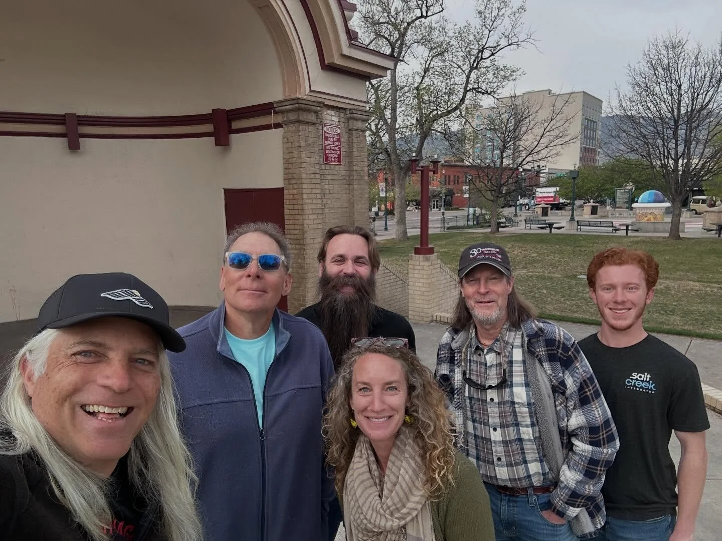 How many sound techs does it take?? Prepping for summer concerts downtown! @downtown_cs it takes a village to pull off great things! Can&rsquo;t wait!