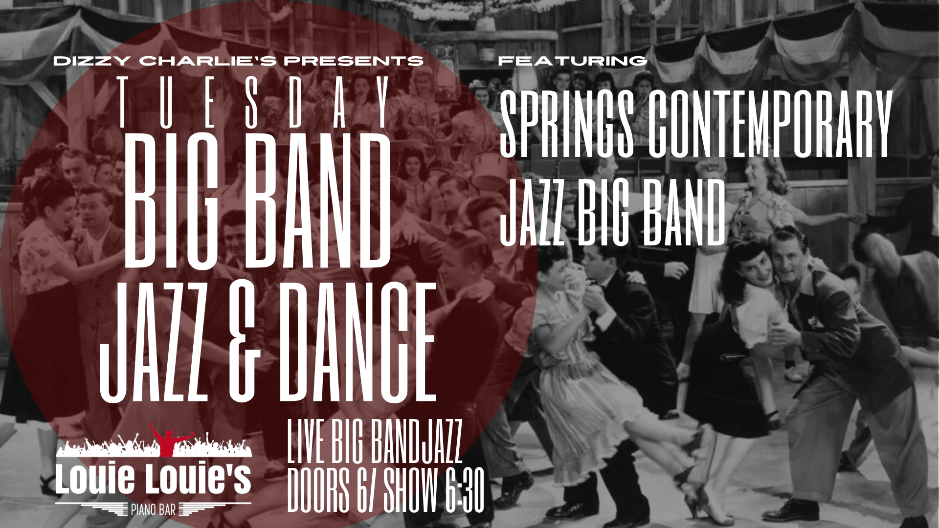 Big Band Jazz &amp; Dance at the Piano Bar