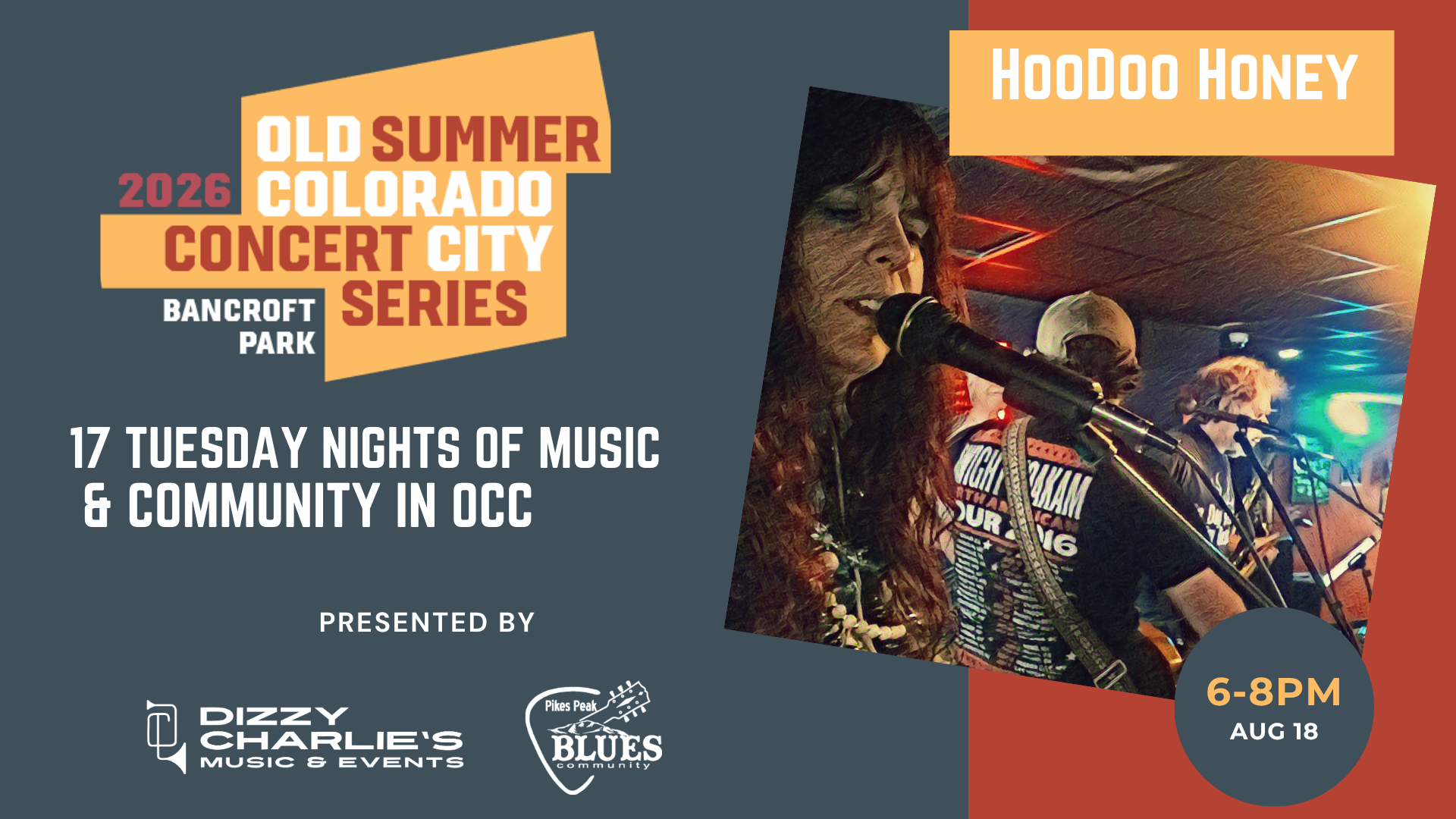 OCC Summer Concerts- Hoodoo Honey