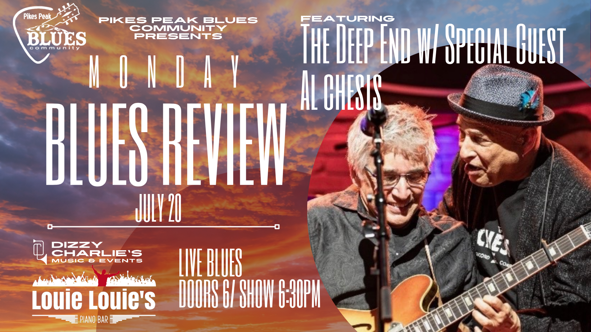 Blues Review: The Deep End w/ Special Guest Al Chesis