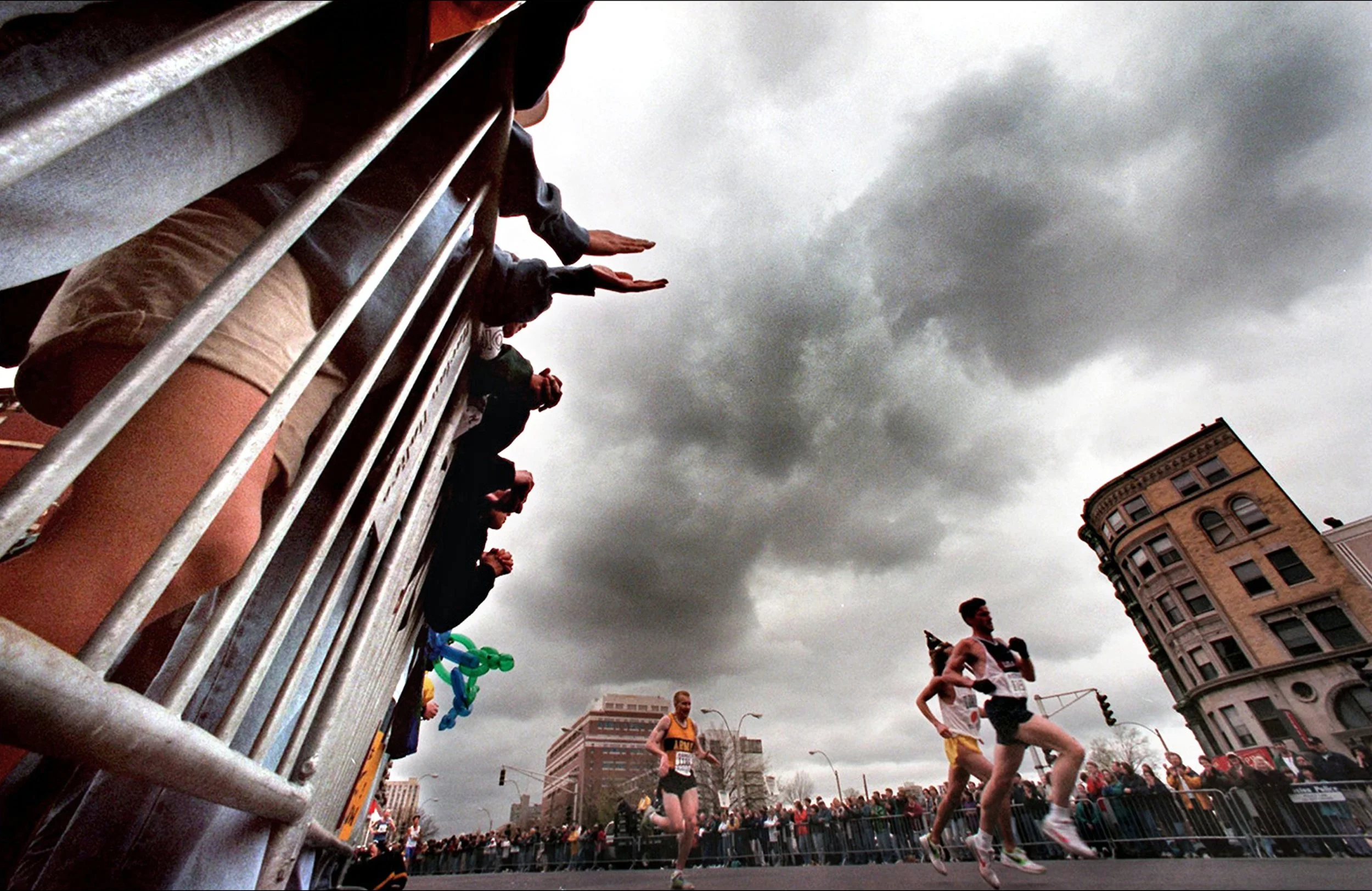 "Boston Marathon's Final Mile" ©Thomas James Hurst/The Boston Globe