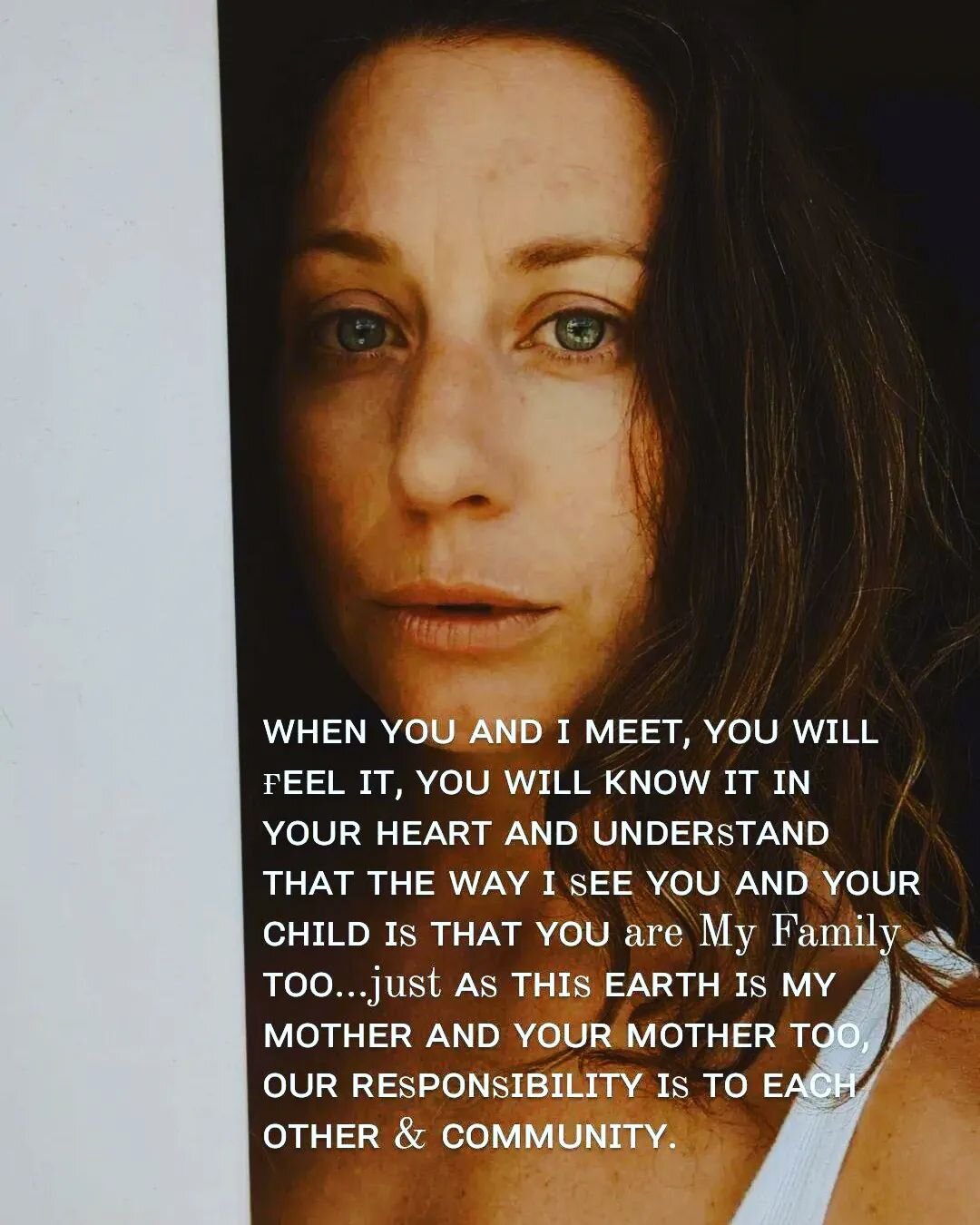 When we meet...know how I see you and your babies. 
.
We are family.