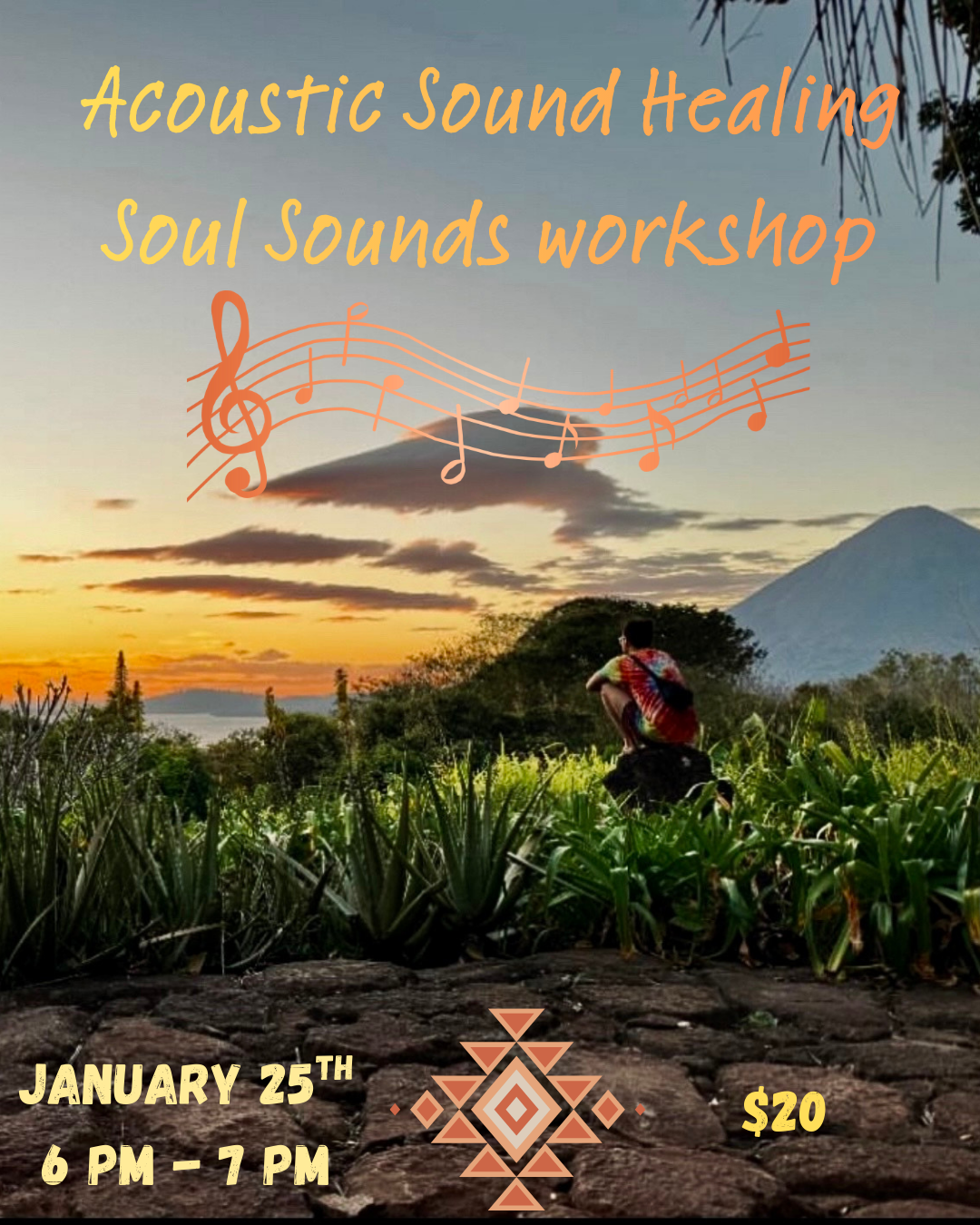 Acoustic Sound Healing Soul Sounds workshop led by Musical Mindset