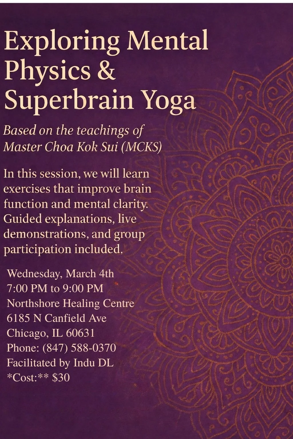 Exploring Mental Physics & Superbrain Yoga