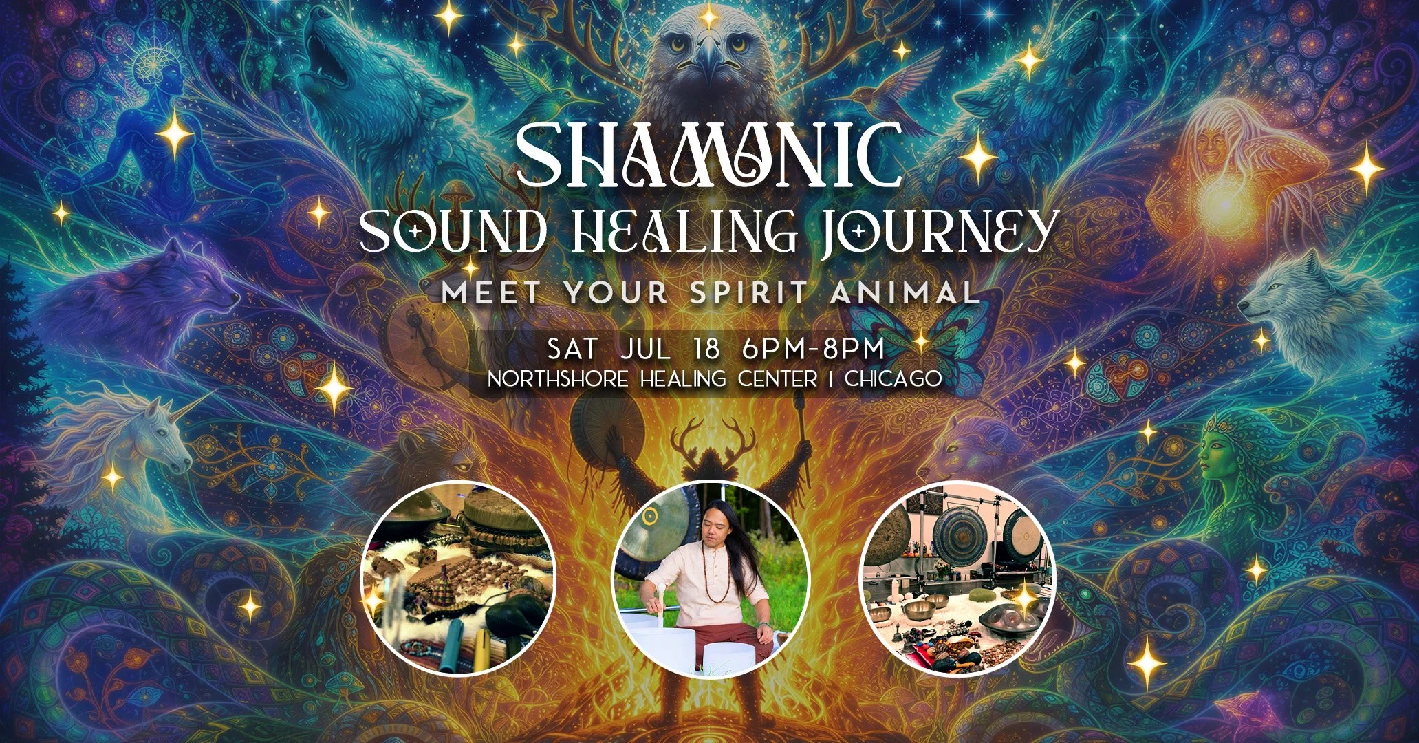 SHAMANIC SOUND HEALING JOURNEY - Meet your spirit animal