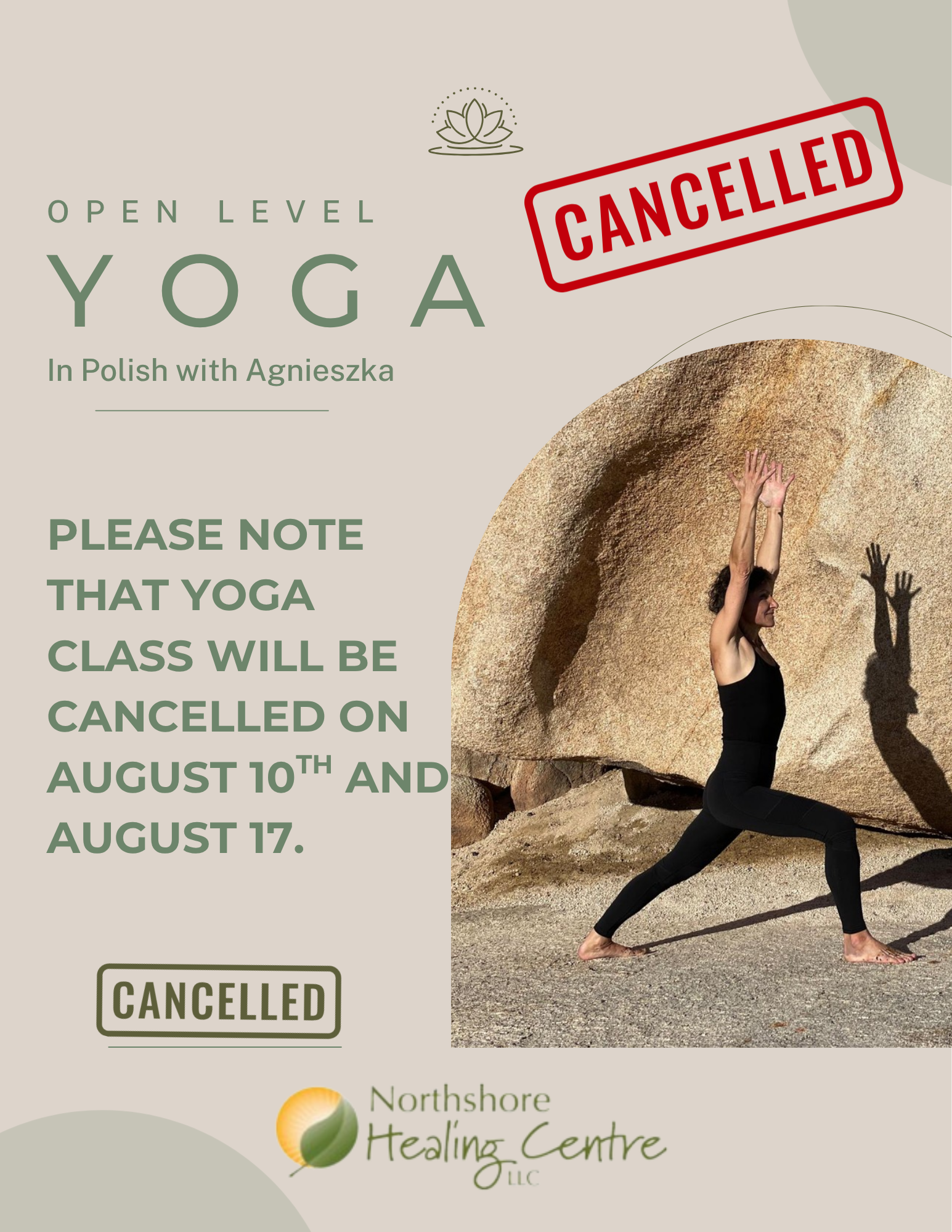 CANCELLED -Open Level Yoga po polsku z Agnieszka 