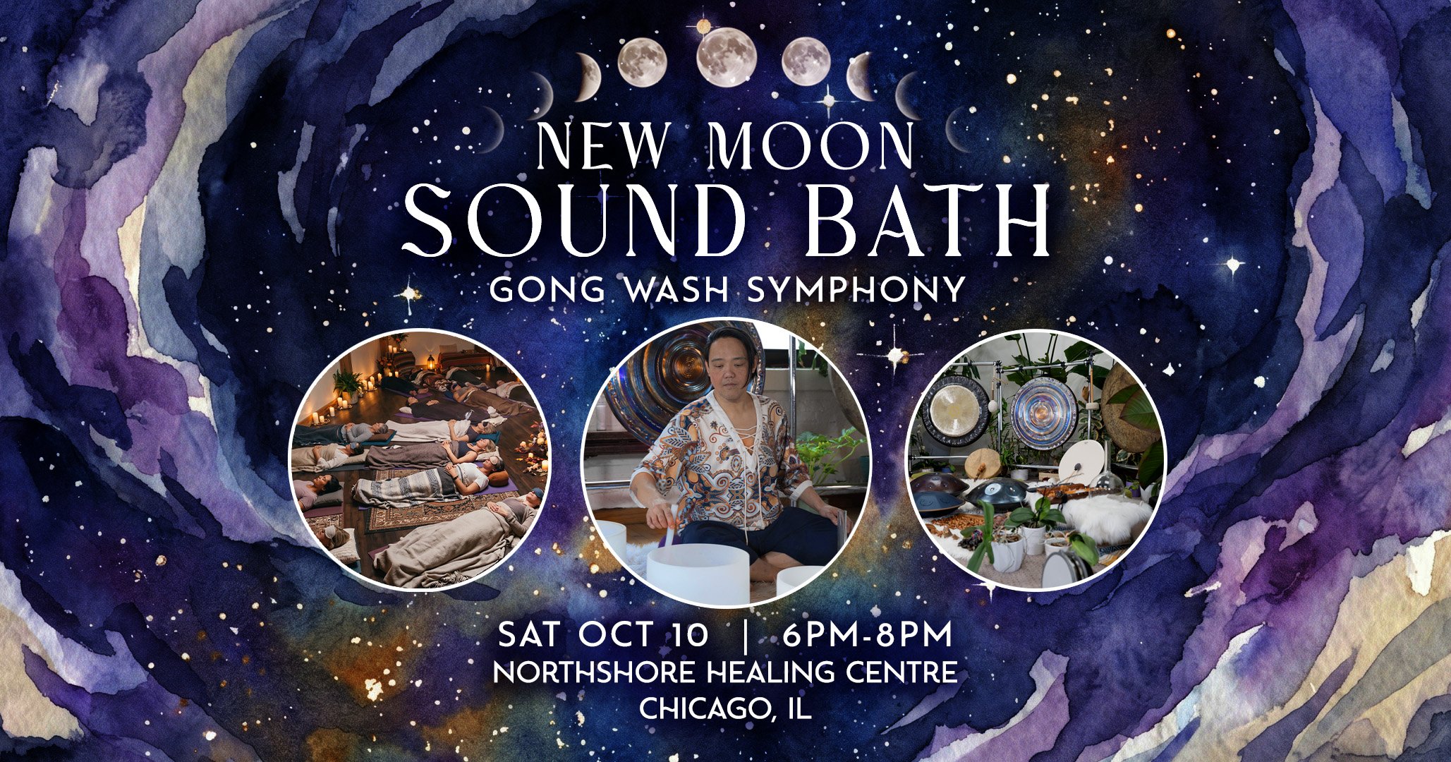New Moon Sound Bath: Gong Wash Symphony