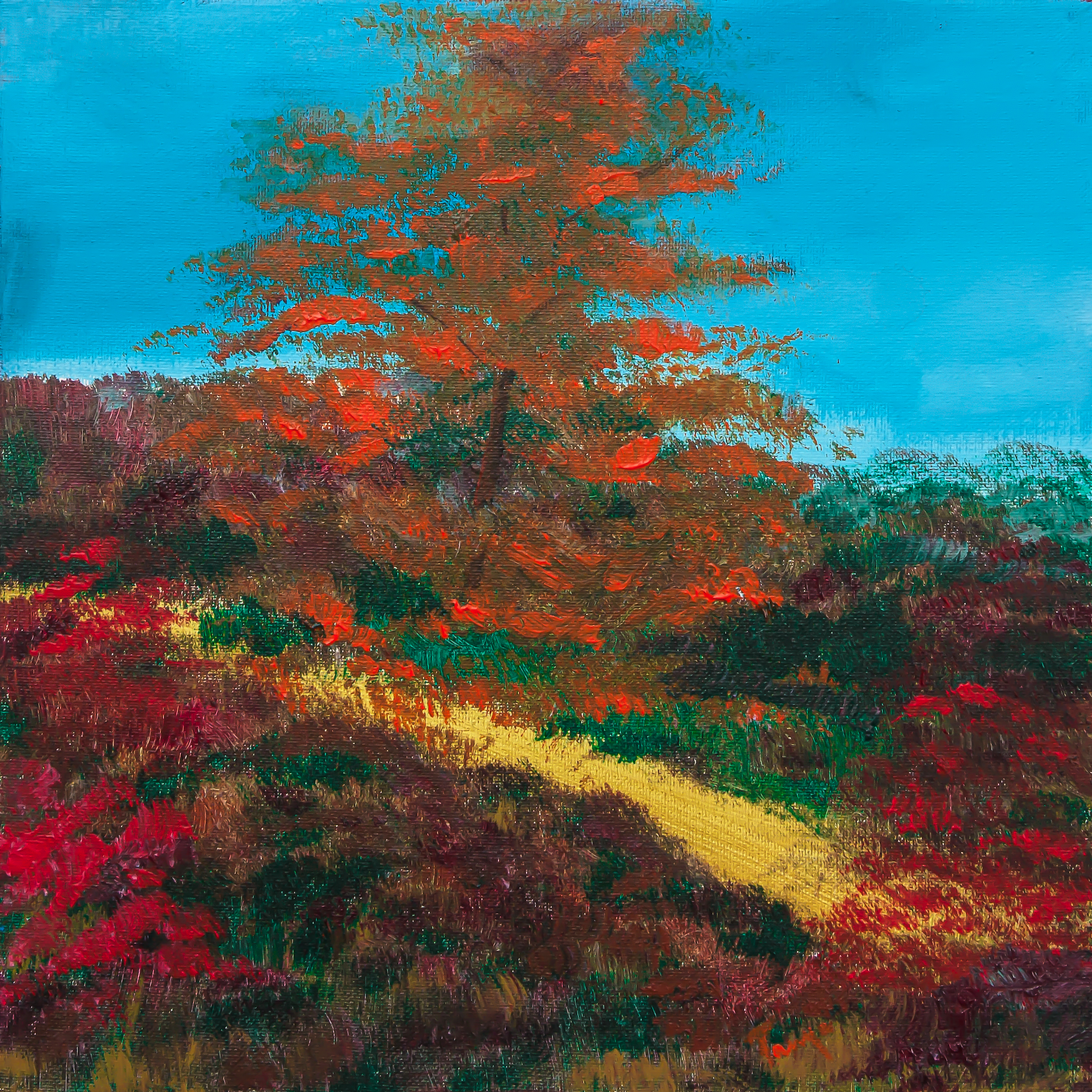 The Road Not Taken         12” x 12”