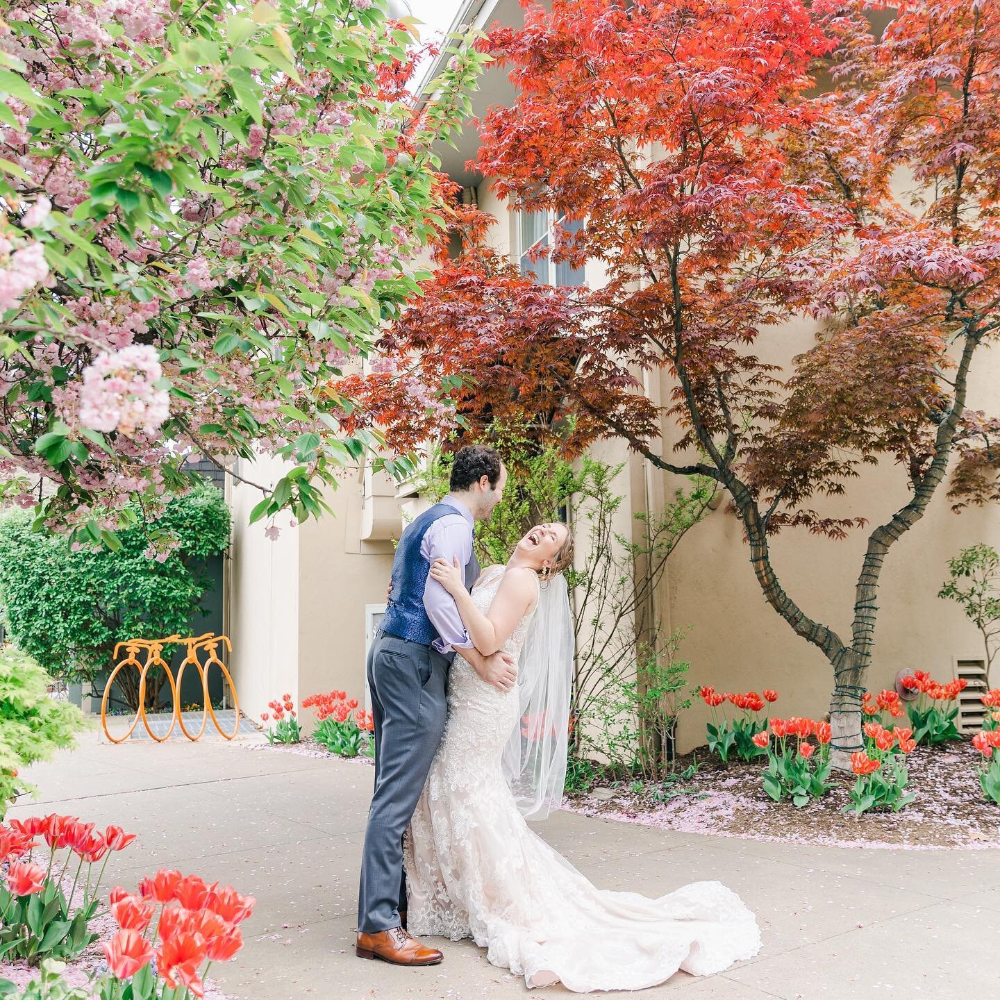 Kristen and Brian had a sunny beautiful day this past saturday at Morris Arboretum, until the rain came!

They not only had a chance to get all the pictures around the beautiful Chestnut Hill Hotel but also at Morris.

They went to the place were the