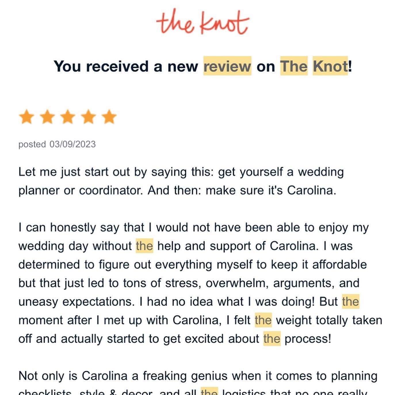 It&rsquo;s review time!!
Once in a while a pick a review from The Knot and share it here on my post, to give a chance for followers, who have not seen me at my Storefront at the Knot, to see what some of my lovely past clients have to say!

In honor 