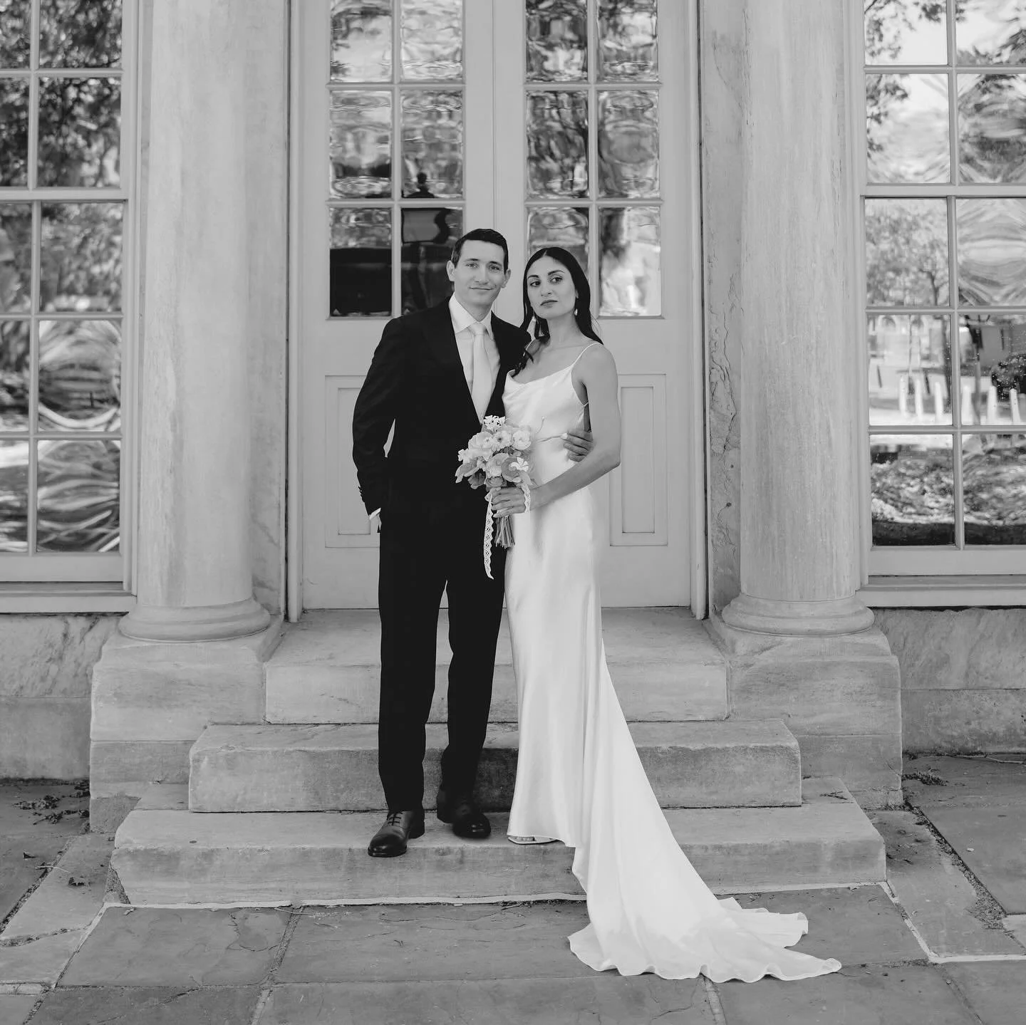 A few B&amp;W favorites of a fabulous day with Rachel and Gabe, beautifully captured by @mlepictures!!

Ceremony: private garden-Willings Alley
Reception: @middlechildclubhouse 
Photographer: @mlepictures 
Wedding Planner: @carolina_hatton_design 
Fl