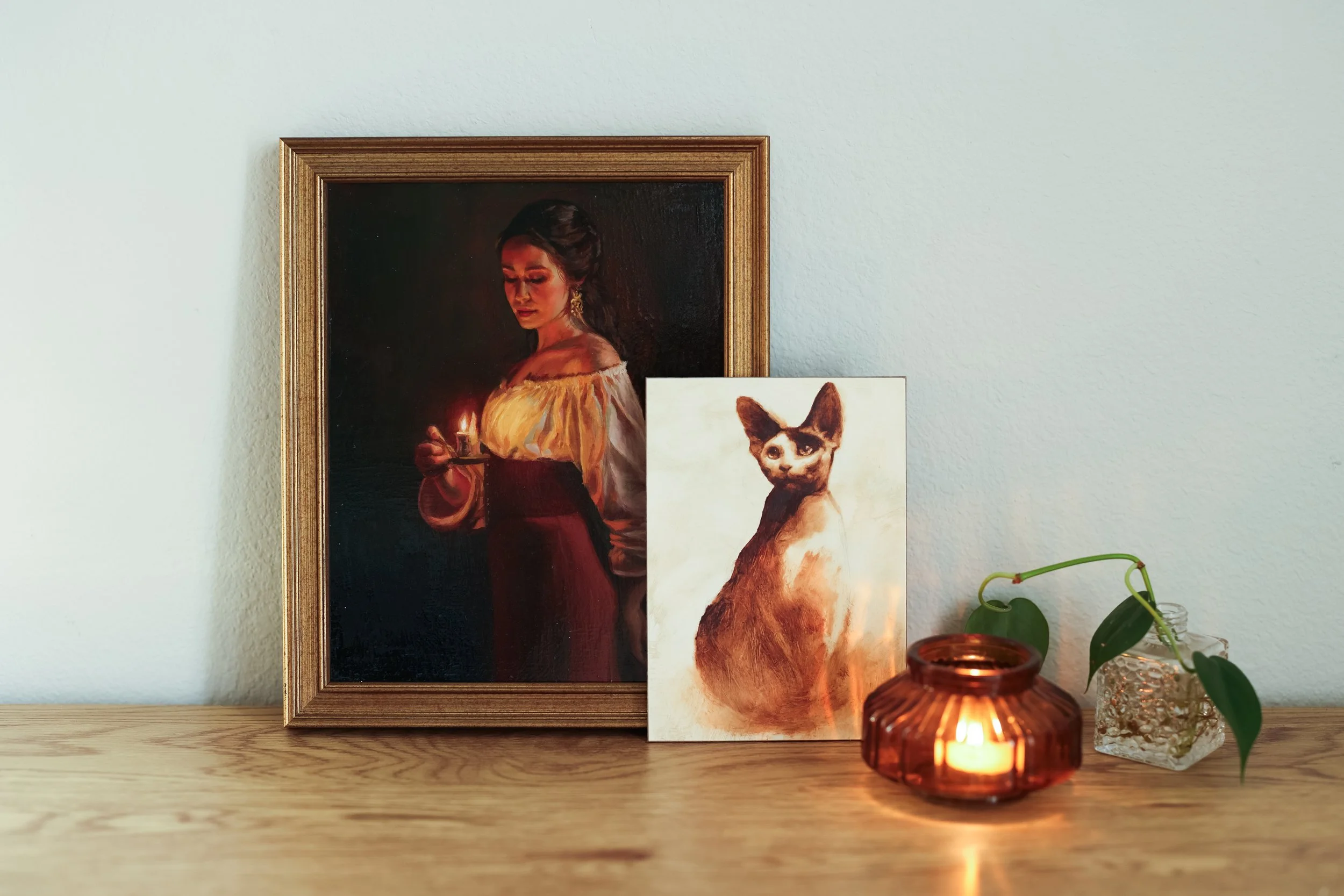 Oil on panel - Not for sale