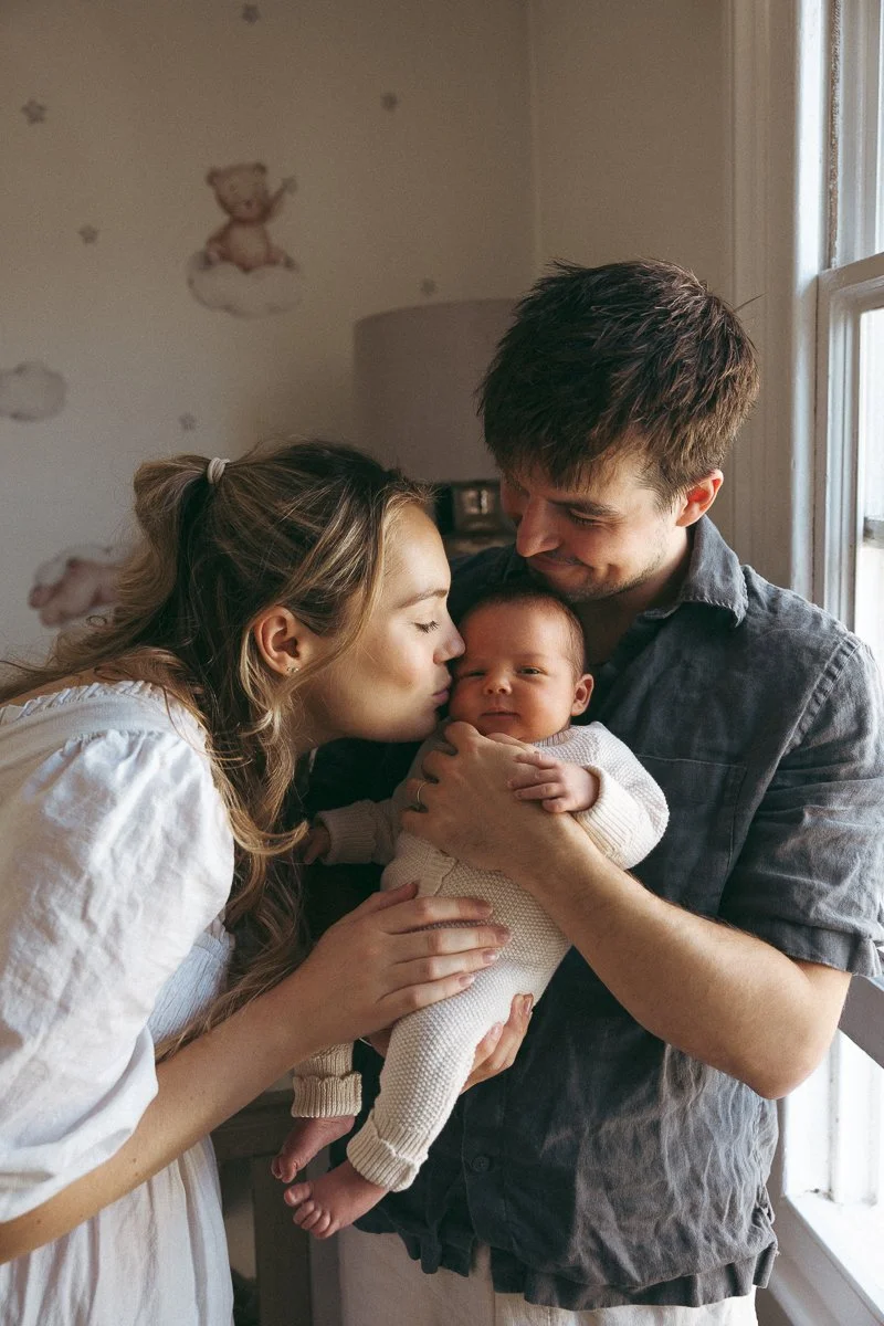 Newborn photography at home in Richmond