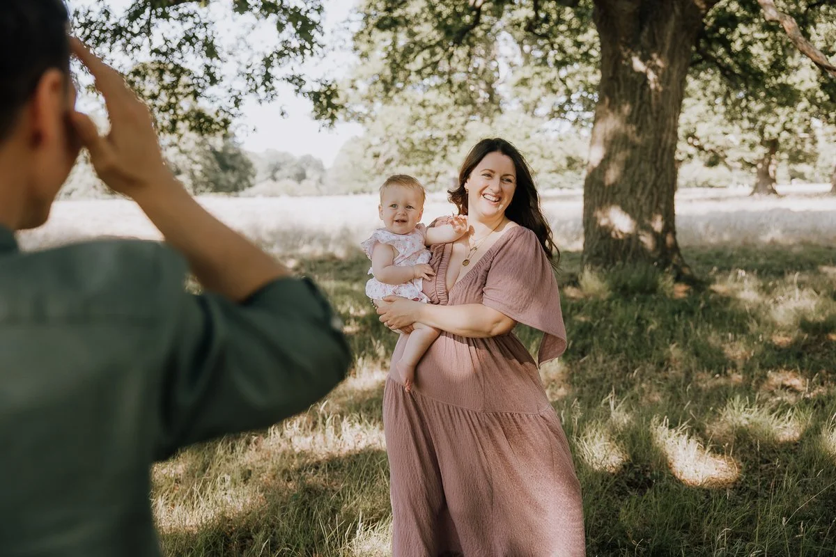 Family photoshoot in Bushy Park, Teddington