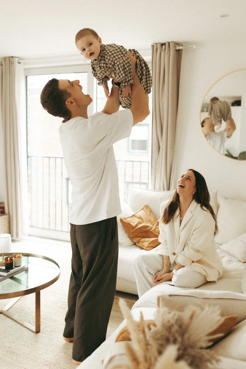 Natural family photography in London