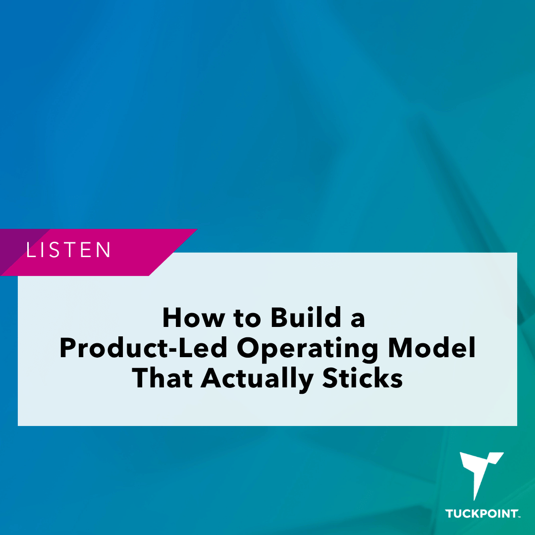 How to Build a Product-Led Operating Model That Actually Sticks