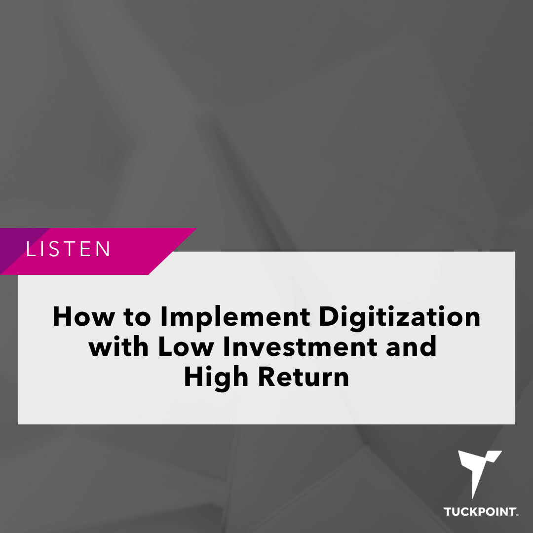 How to Implement Digitization with Low Investment and High Return