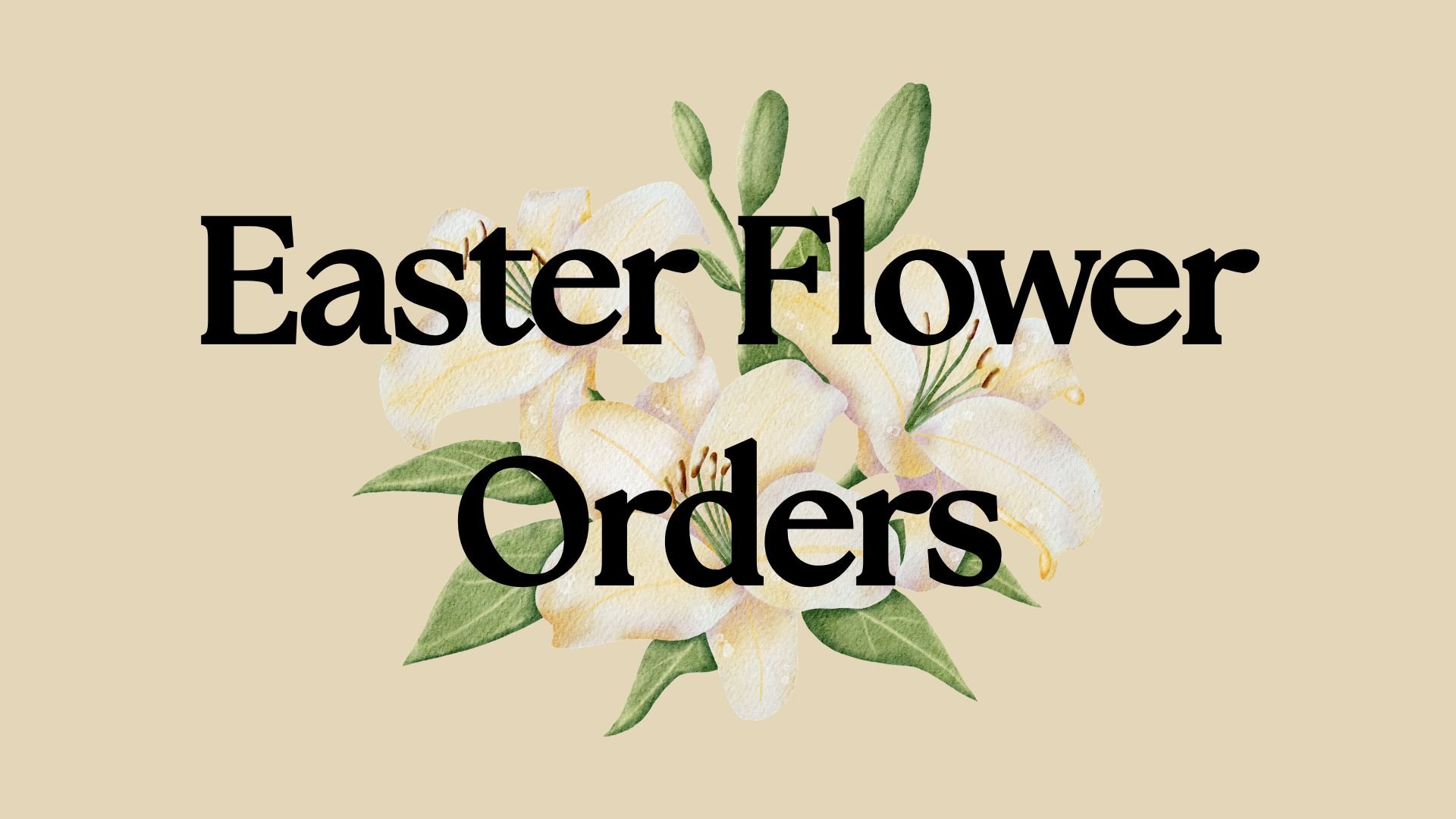 Easter Flower Purchases