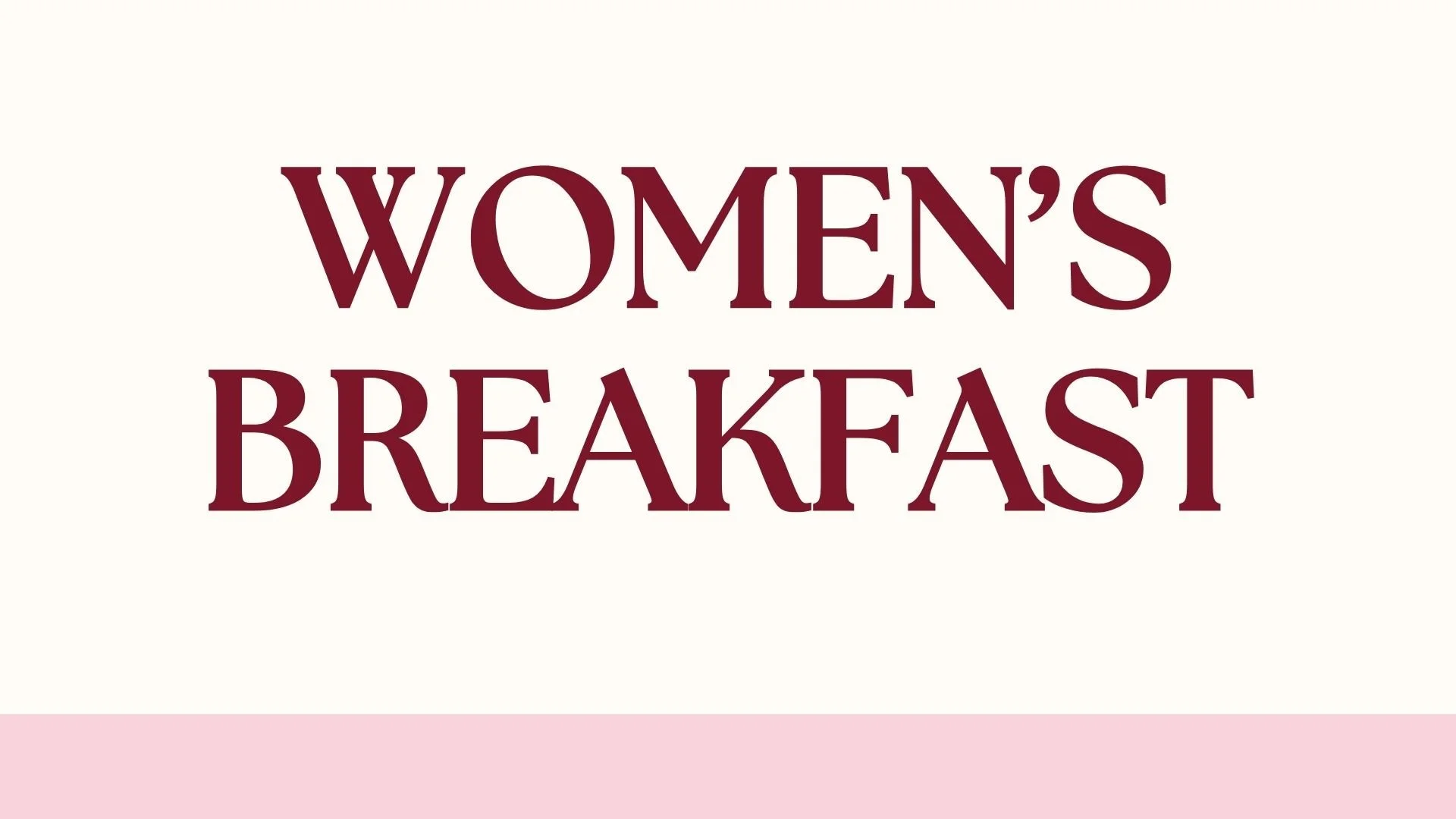 Women's Breakfast