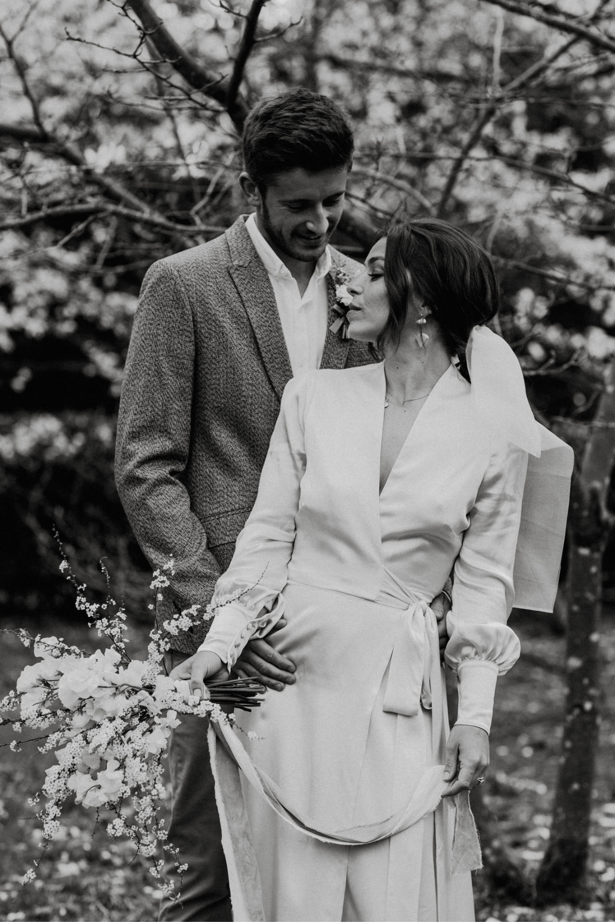 Springtime garden wedding editorial at Larmer Tree Gardens