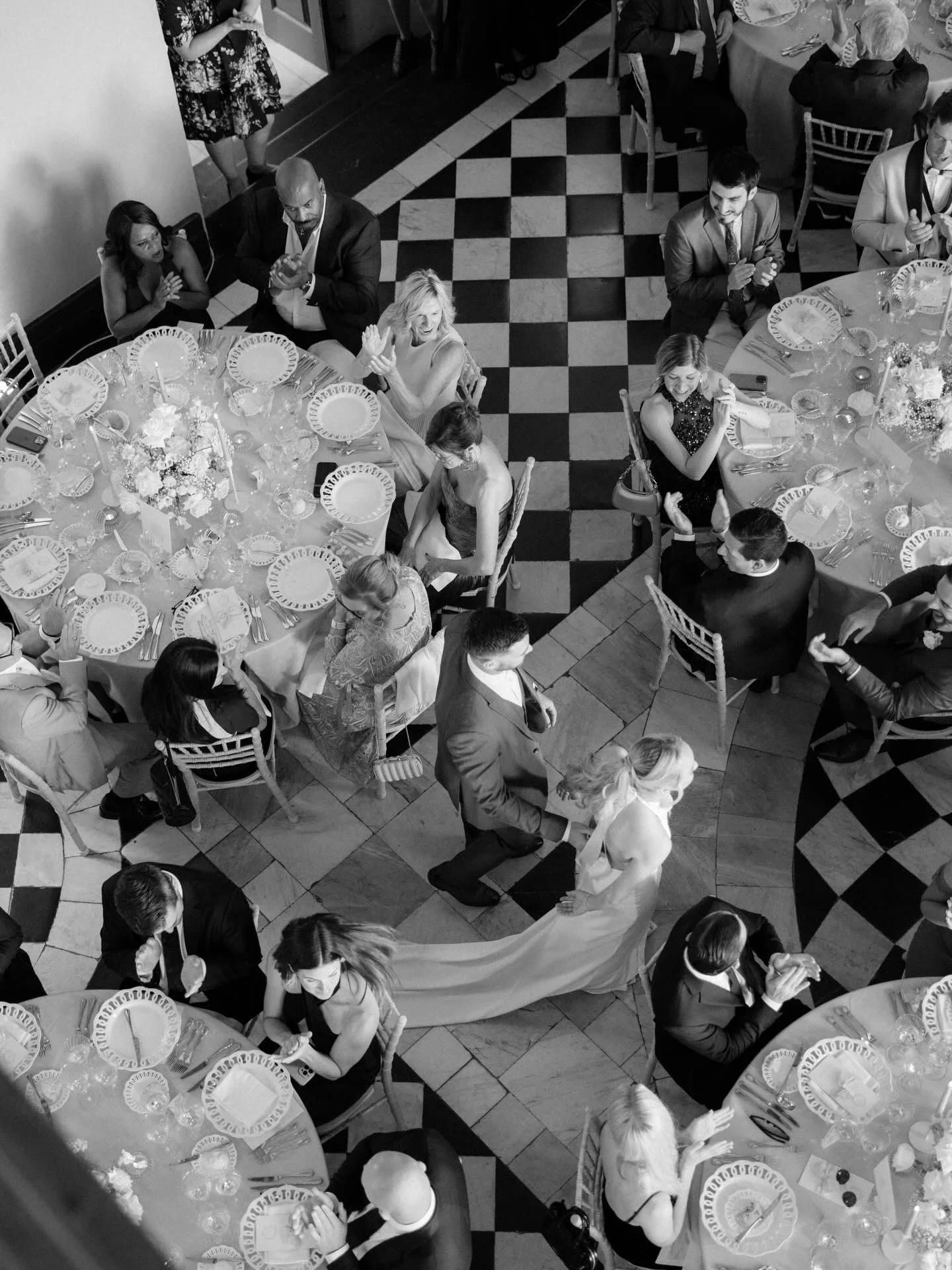 I love a dinner entrance, and some venues particularly call for it. The transition between cocktail hour and dinner, whilst guests move over to the dining space is a great opportunity to schedule some quiet time with your photographer for portraits. 