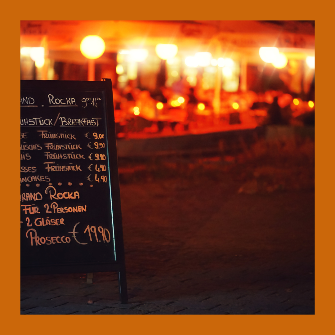 Custom Menu for Your Business - Consultation