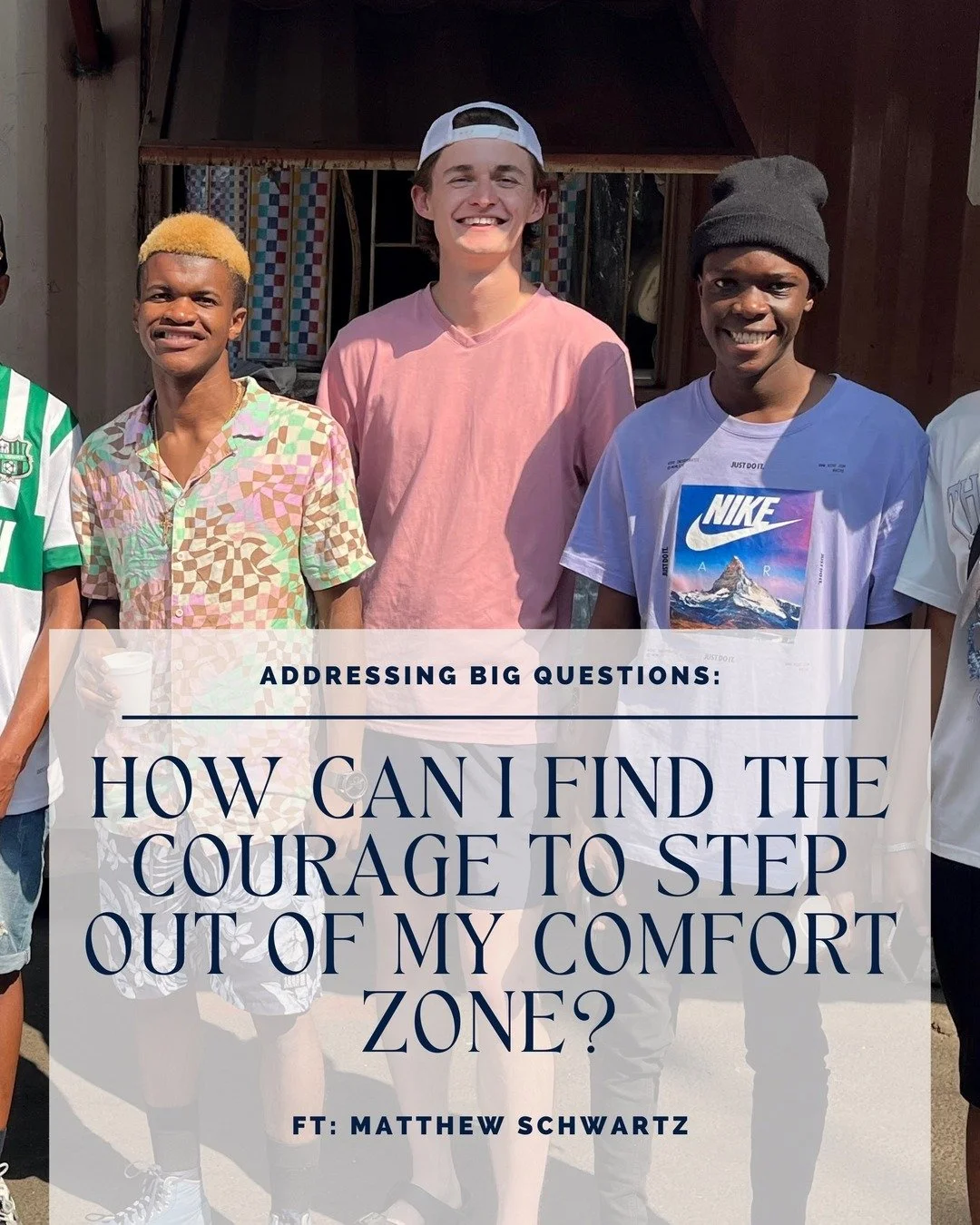 Comfort is one of the biggest things we wrestle with. We want to follow Jesus &mdash; but we also want to feel safe, certain, and in control. ☕️

In our new series Addressing Big Questions , we asked Matthew Schwartz, a LEAD staff who&rsquo;s heading