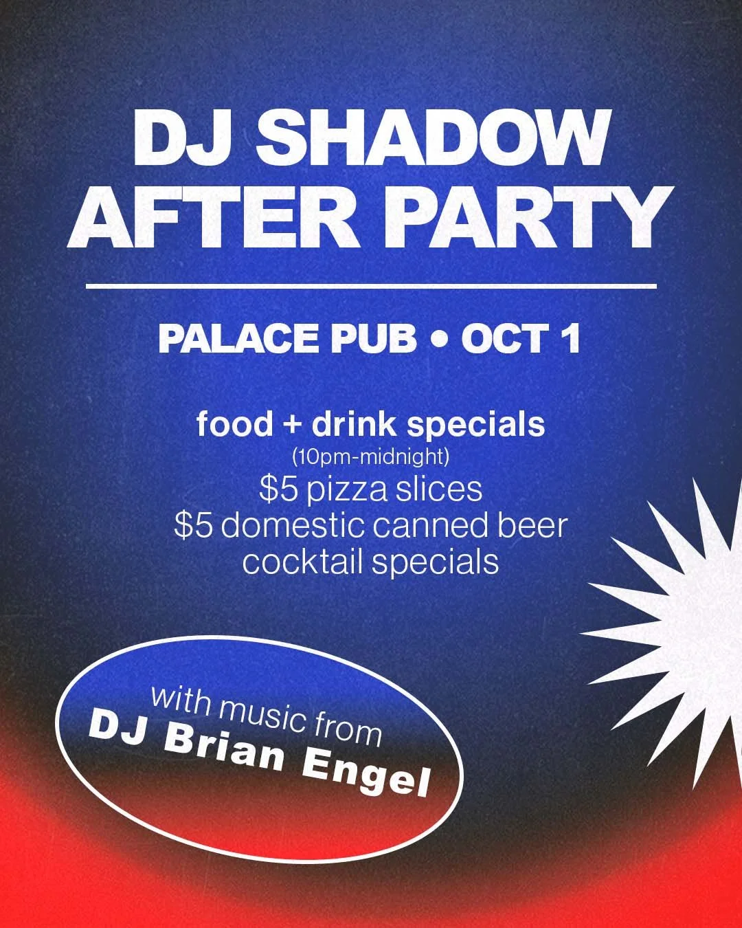DJ Shadow AFTER PARTY