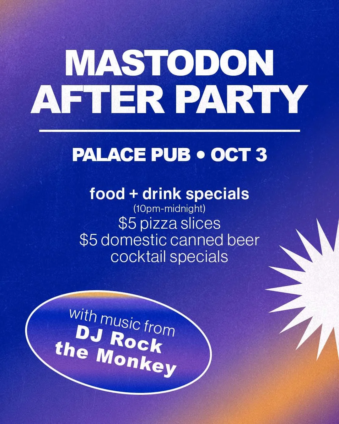 Mastodon AFTER PARTY